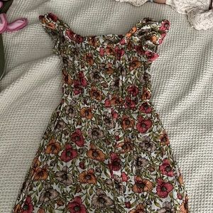 High-lo ruffled maxi dress